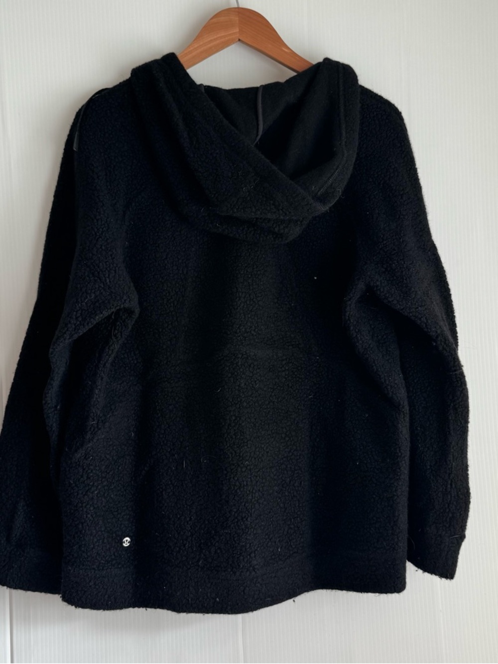 lululemon athletica Black Teddy Zip-Up Jacket size tag missing, fits like large - Picture 2 of 7